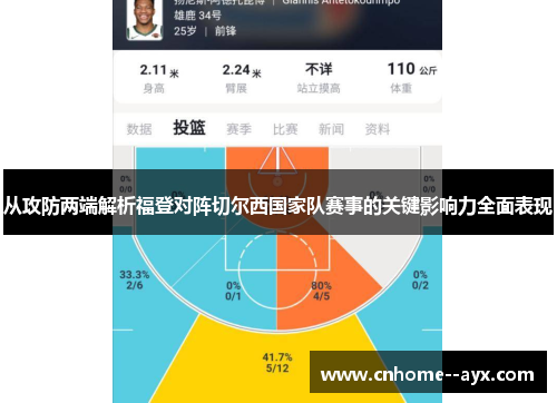 从攻防两端解析福登对阵切尔西国家队赛事的关键影响力全面表现